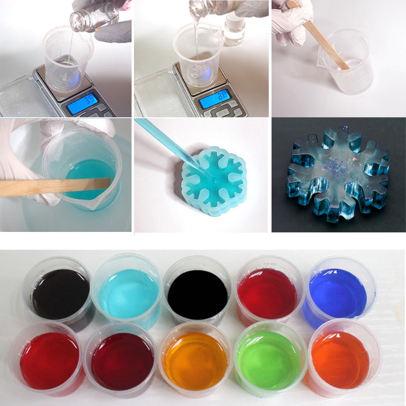 Lọ Thuốc Nhuộm Resin Uv 15 Màu