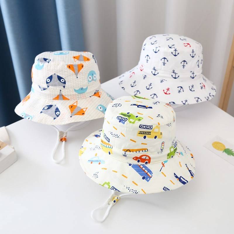 Nón vành rộng chống nắng thời trang mùa hè sành điệu cho bé