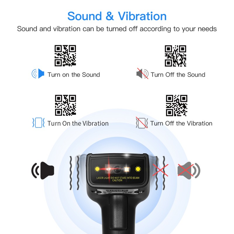 Máy Quét Mã Vạch Cầm Tay 1D 2D QR Code