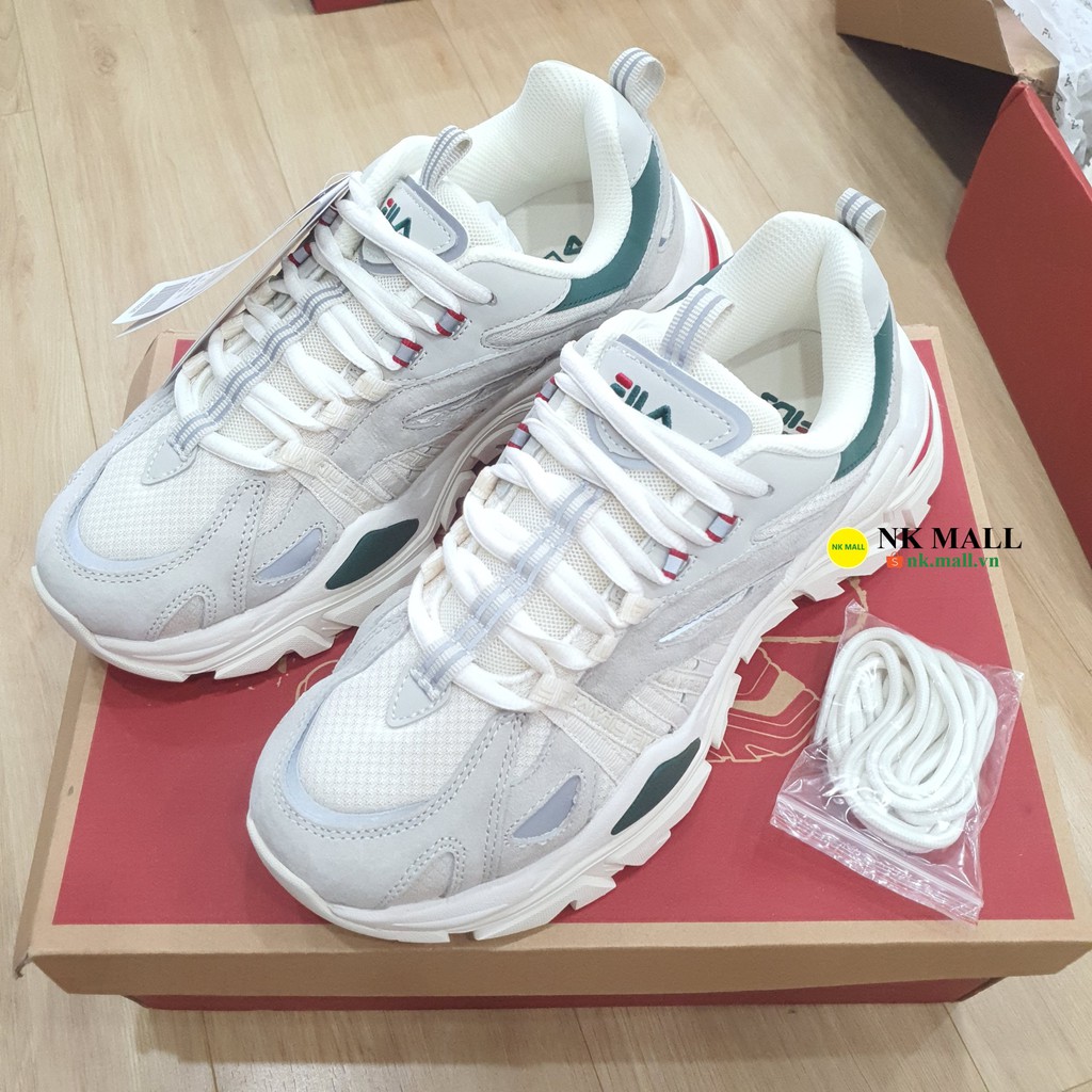 (Đủ bill- sale 60%) Giày Sneaker Thể Thao Nam Nữ FILA INTERATION LIGHT Phát quang chính hãng 100%