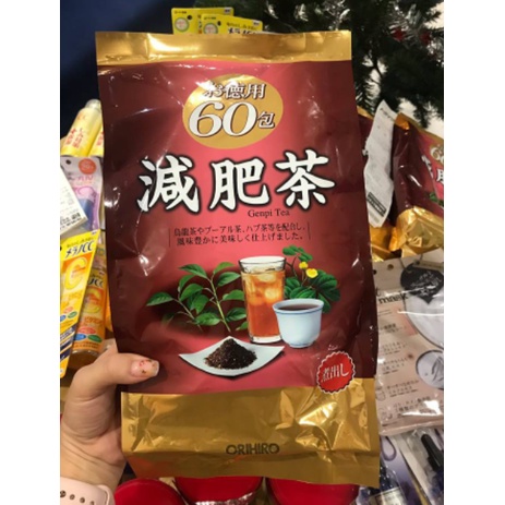 Trà Orihiro Guava Tea Trà Ổi Hỗ Trợ Giả.m Cân. Nhật Bản 60 Gói