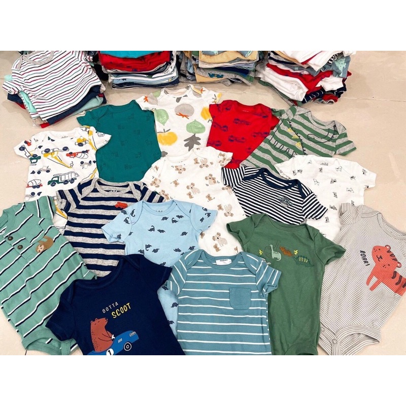 Body suit carter ngắn tay cho bé trai và gái