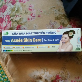 (mẫu mới có hạt masage) Sữa rửa mặt Clearser Acnes Skin Cera lọ 100g