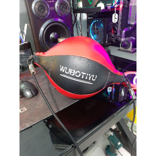Bóng phản xạ - bóng đấm phản xạ luyện tốc độ 2 đầu dây Wubotiyu chính hãng tặng găng boxing rồng lửa thế hệ 5.0