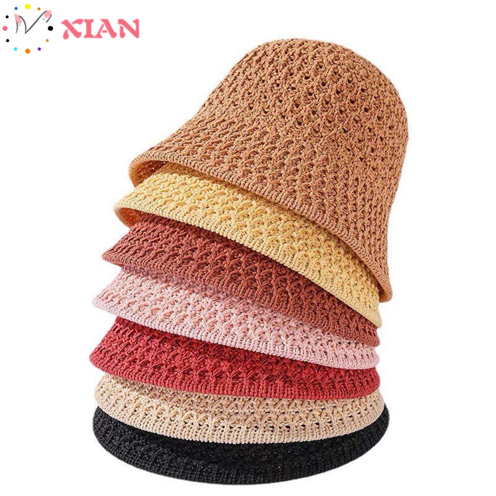 Mũ Tai Bèo Vành Rộng Thoáng Khí Mềm Mại Thời Trang Đi Biển Mùa Hè Cho Nữ