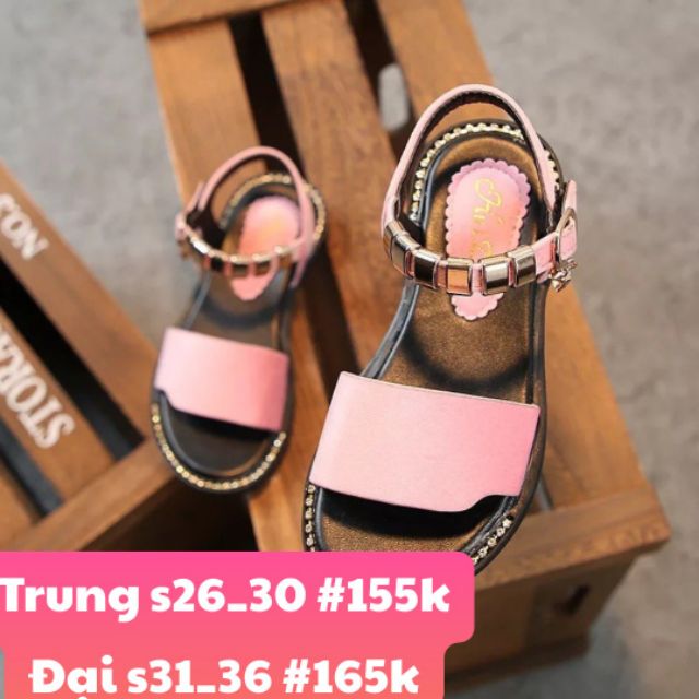 Freeship 99k TQ_Sandal hồng