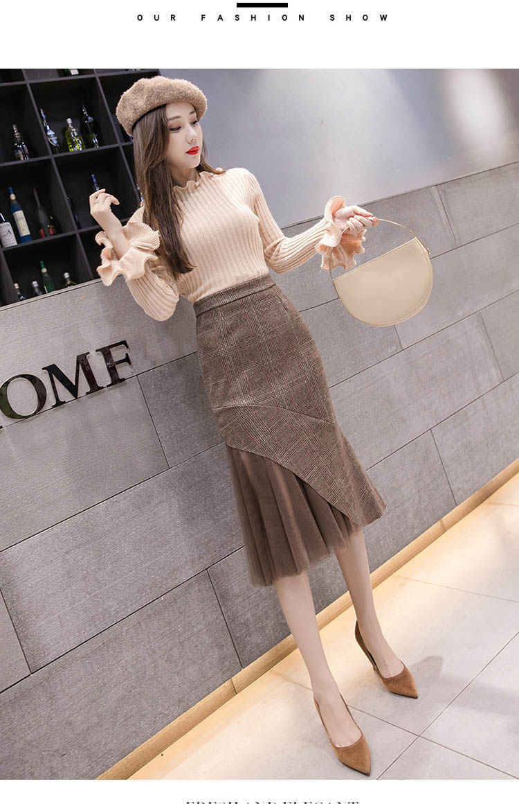  Chân Váy Len Đuôi Cá Lưng Cao Thời Trang Thu Đông 2020 Cho Nữ | BigBuy360 - bigbuy360.vn