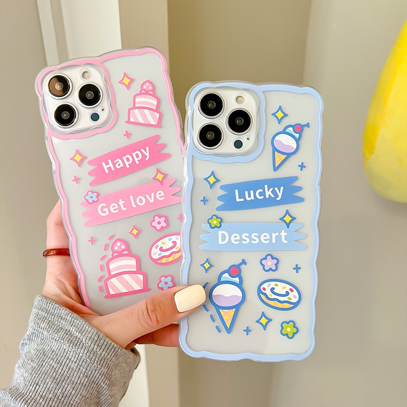 Ốp lưng iphone Ốp Điện Thoại Họa Tiết Sóng Biển Lớn Cho iphone13Promax / xs / xr / Apple 11Pro / 8 / New-14 Dinuo case