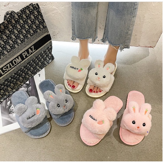 Dép Đi Trong Nhà Nữ NineRed Mẫu Thỏ Dễ Thương - D96 - D65