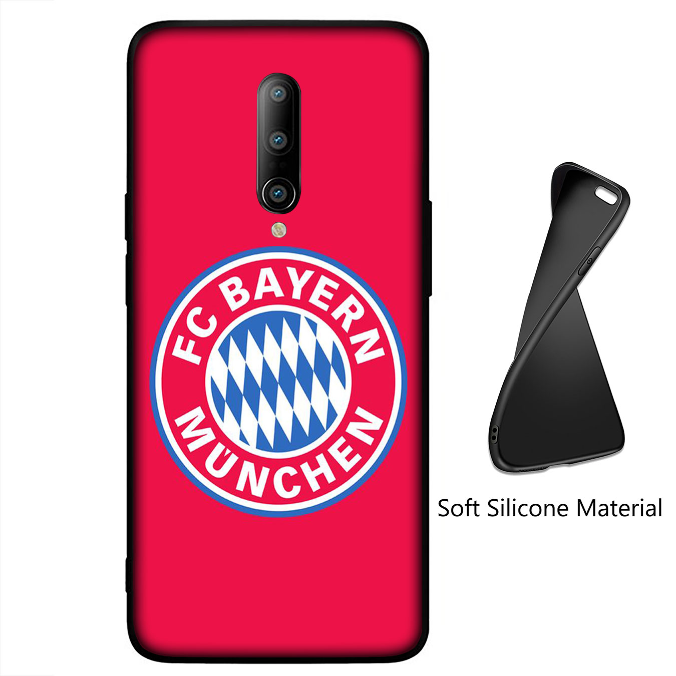 Ốp Điện Thoại Silicon Mềm Hình Fc Bayern Munich Cho Samsung Galaxy A9 A8 A7 A6 Plus J8 2018 + A21S A70 M20 A6 + A8 + 6plus