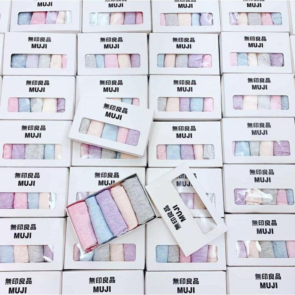 Quần lót nữ Muji hàng xuất nhật, hộp 5 quần | BigBuy360 - bigbuy360.vn