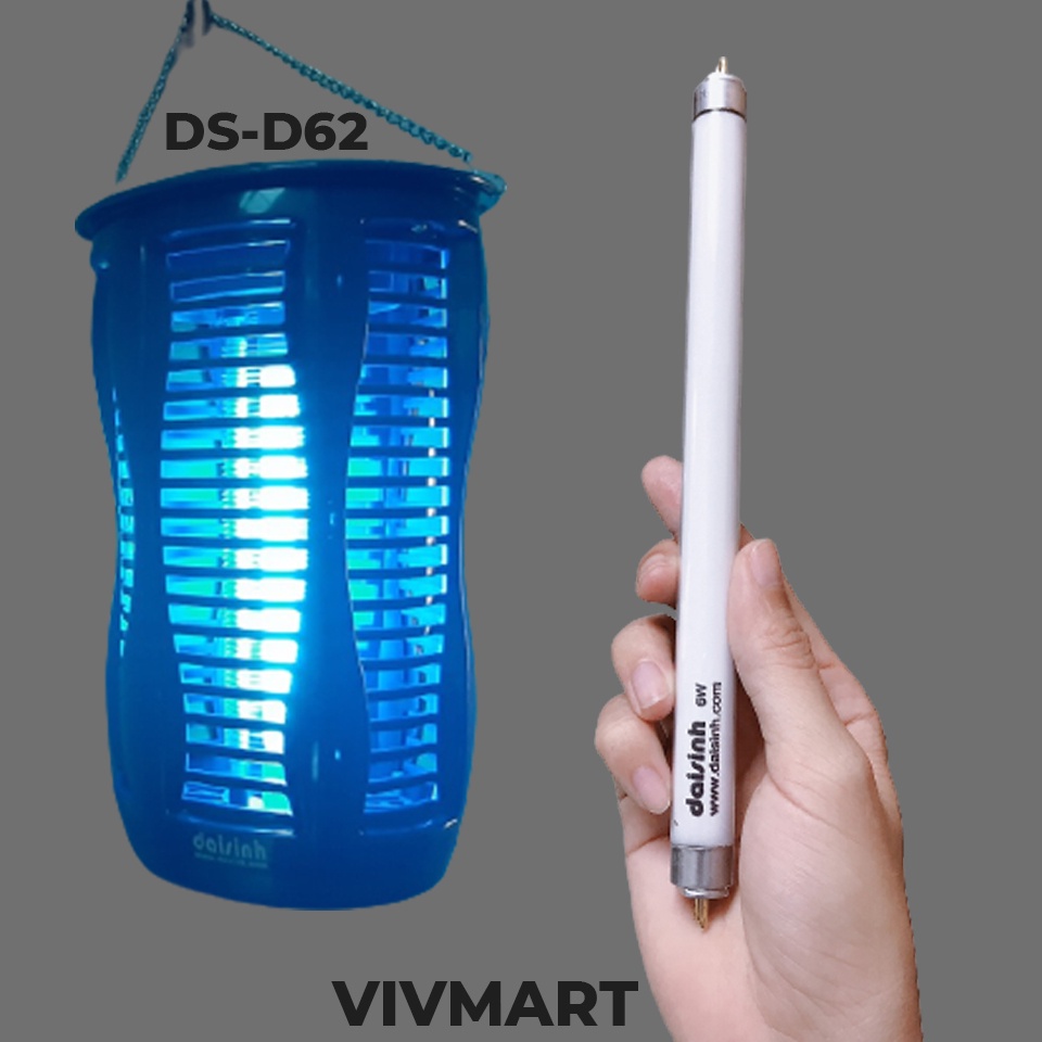 ✅ Bóng đèn 6W Philips Đại Sinh dùng thay thế đèn bắt muỗi Đại Sinh DS-D6, DS-D62