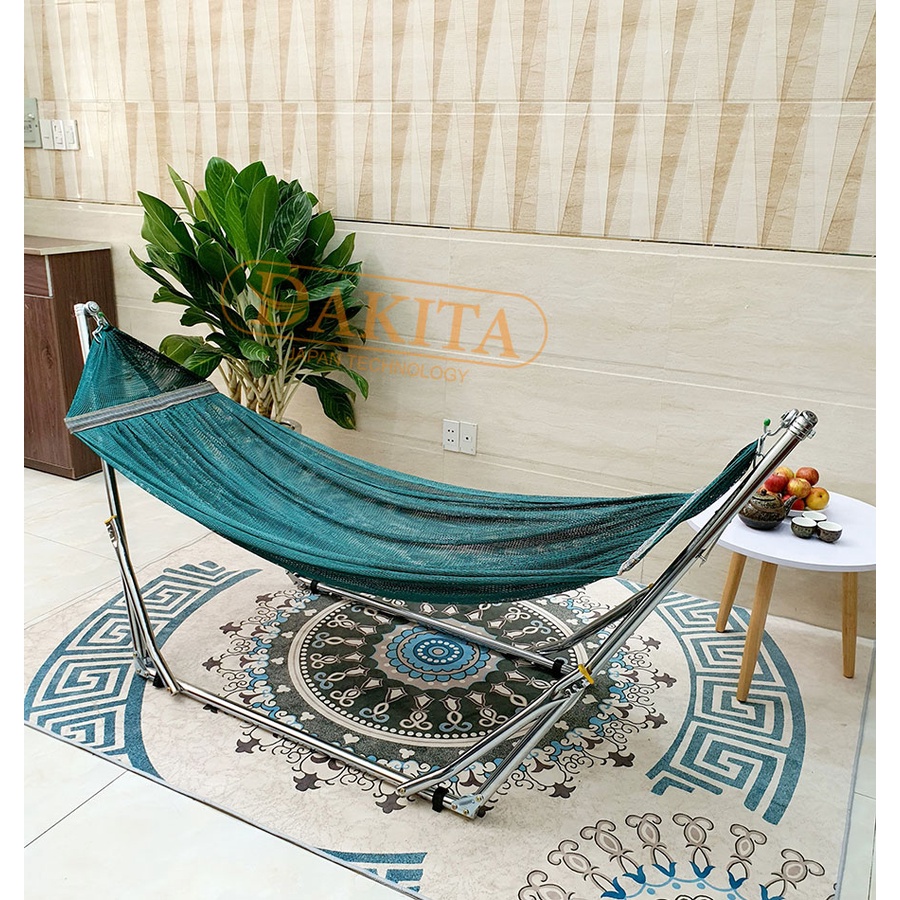 Khung Võng Xếp Đức Lợi Xi Inox DKV-08 , Inox Sáng Bóng, Không Gỉ Sét.