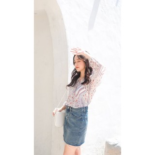 Ceci Cela - Áo Sienna Tay Dài Cột Cổ - White