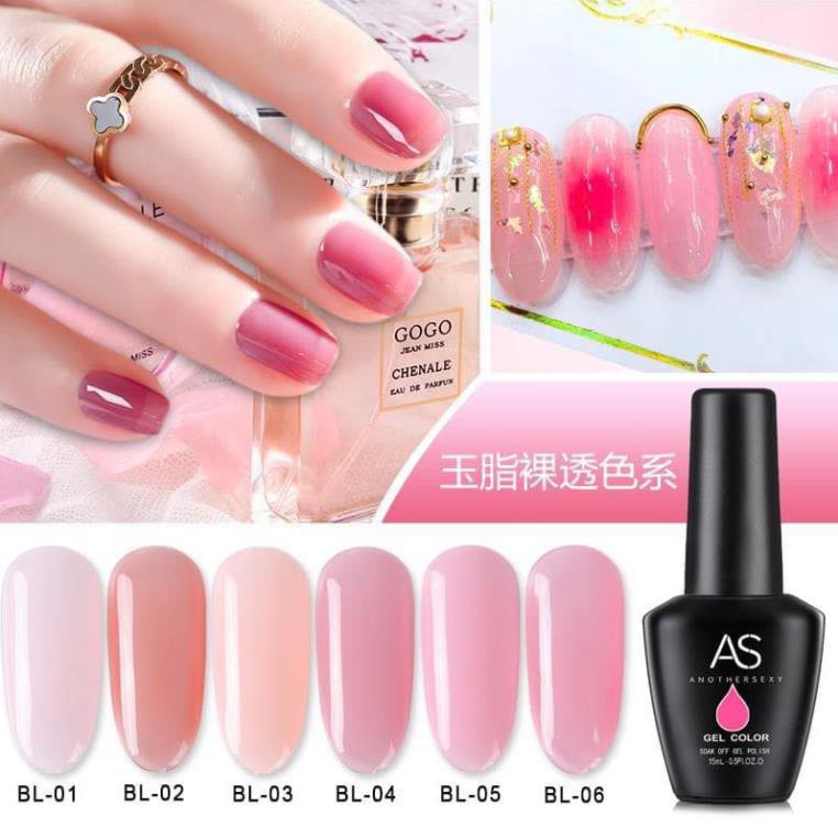 [SIEU SALE] Sơn gel As đen chính hãng set BL chất đặc, mịn, chuẩn màu