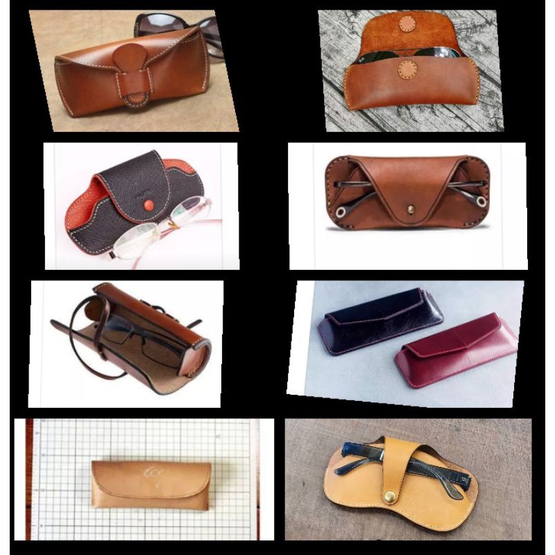 Rập mẫu bao kính làm da thủ công handmade