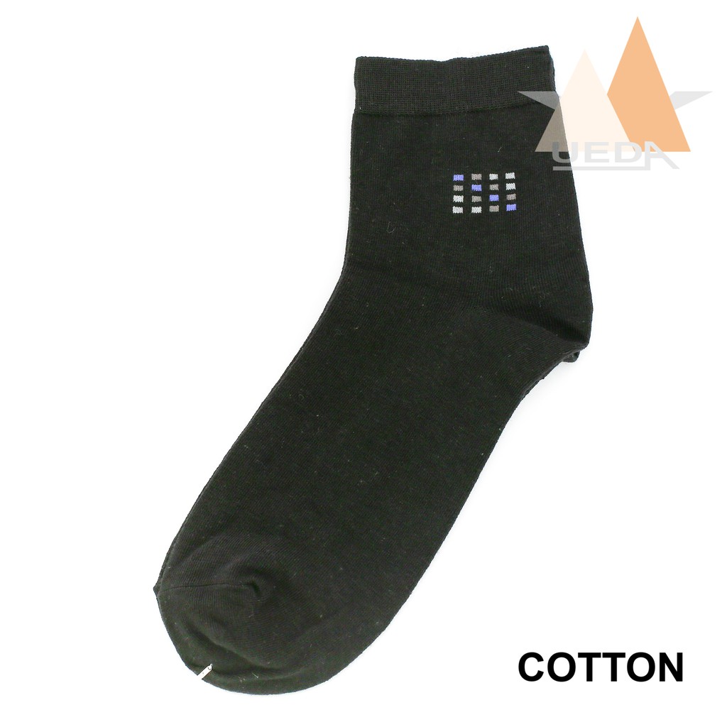 Tất nam cổ trung  Vớ công sở nam cao cấp UEDA sợi cotton khử mùi , chống hôi chân