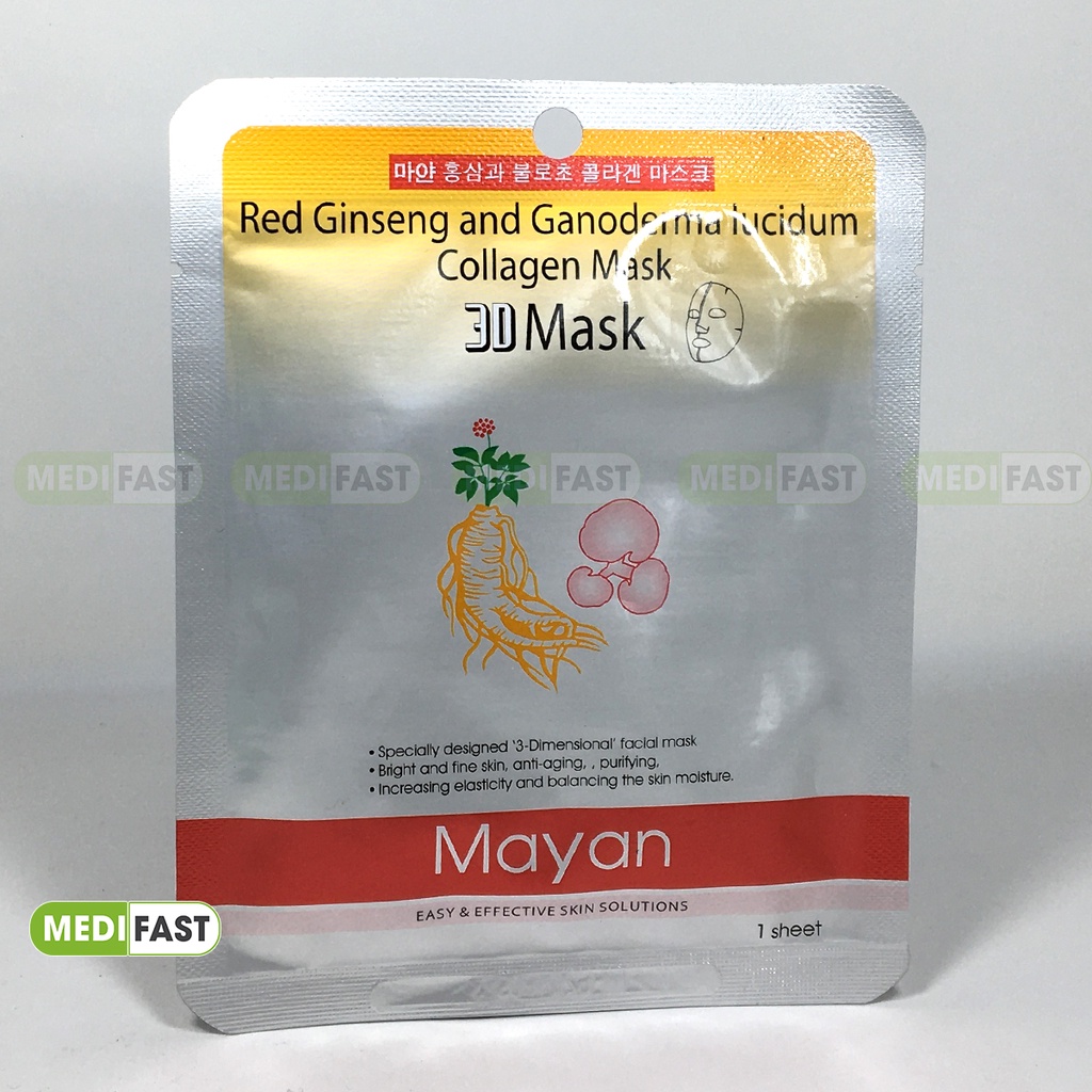 Mặt nạ 3D Mayan - Giúp bảo vệ làn da, dưỡng da, tăng tính đàn hồi, ngăn ngừa lão hóa