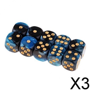 [Lzdhuiz] Chuột chơi Game 3x6 mặt Les Fleurs Xúc xắc 16mm dành cho trò chơi trên bảng và thiếu giảng dạy Toán