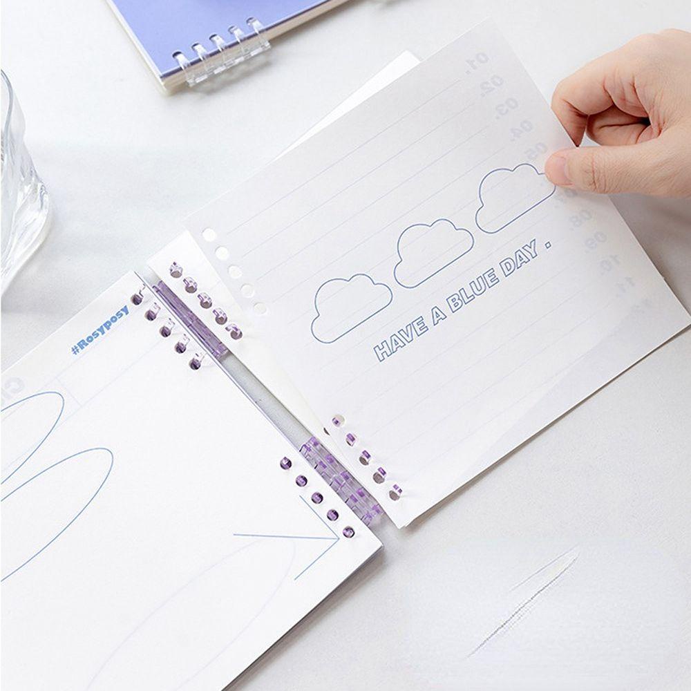 Lloyd Sổ Tay Ghi Chú Chống Thấm Nước Hình Đám Mây Sáng Tạo Kèm Túi Đựng DIY