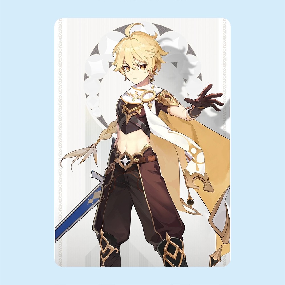 Ảnh card bo góc in hình nhân vật game GENSHIN IMPACT 50 mẫu thẻ bo viền 5*8cm anime chibi sưu tầm #
