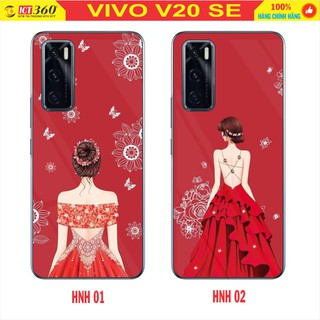 Ốp Lưng Kính ViVo V20 SE - in Theo Yêu Cầu - Nhiều Hình
