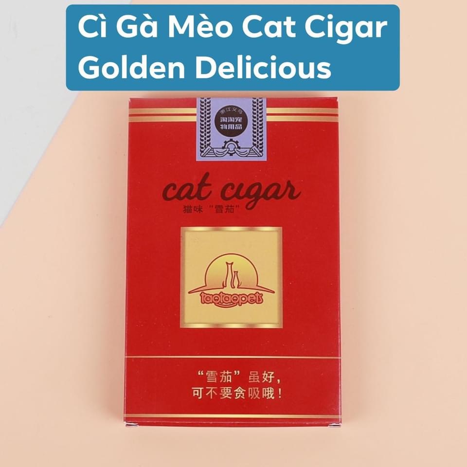 Xì Gà Cigar Cho Mèo - Khử Mùi Hôi Miệng Cho Mèo - Tốt Cho Hệ Tiêu Hóa - Khử Búi Lông Trong Ruột
