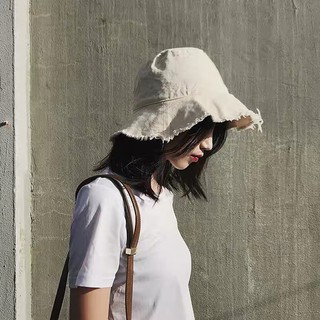Nón bucket tua rua viền - Mũ buckt viền rách cá tính Simsim