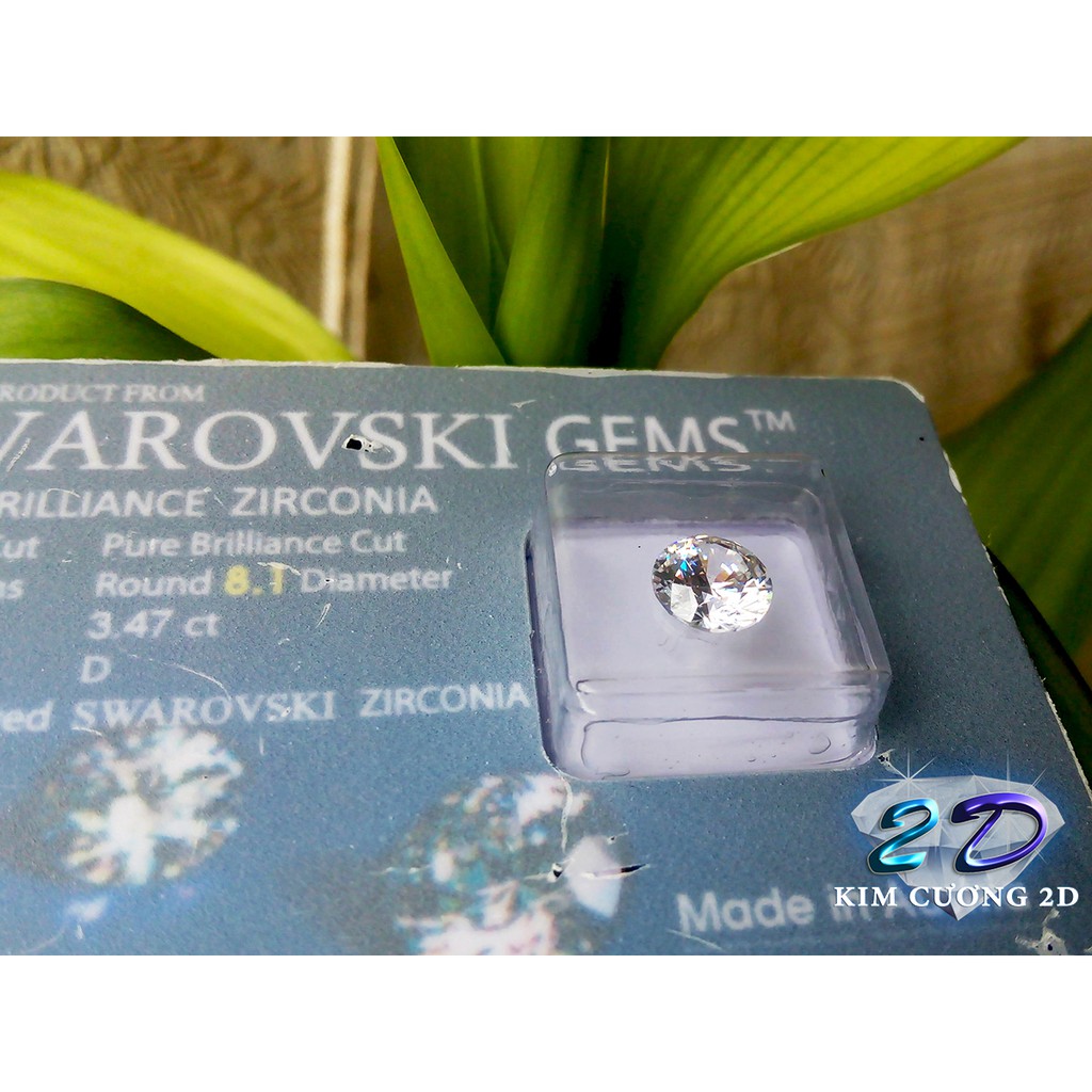 Kim Cương Nhân Tạo 8.1LY Chuẩn - Swarovski Gems