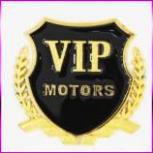 Logo trang tri xe,Lô Gô VIP Motor Gắn Xe Ô Tô (vàng) 206277-2 [SKM]