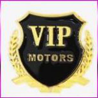 Logo trang tri xe,lô gô vip motor gắn xe ô tô 206277-2