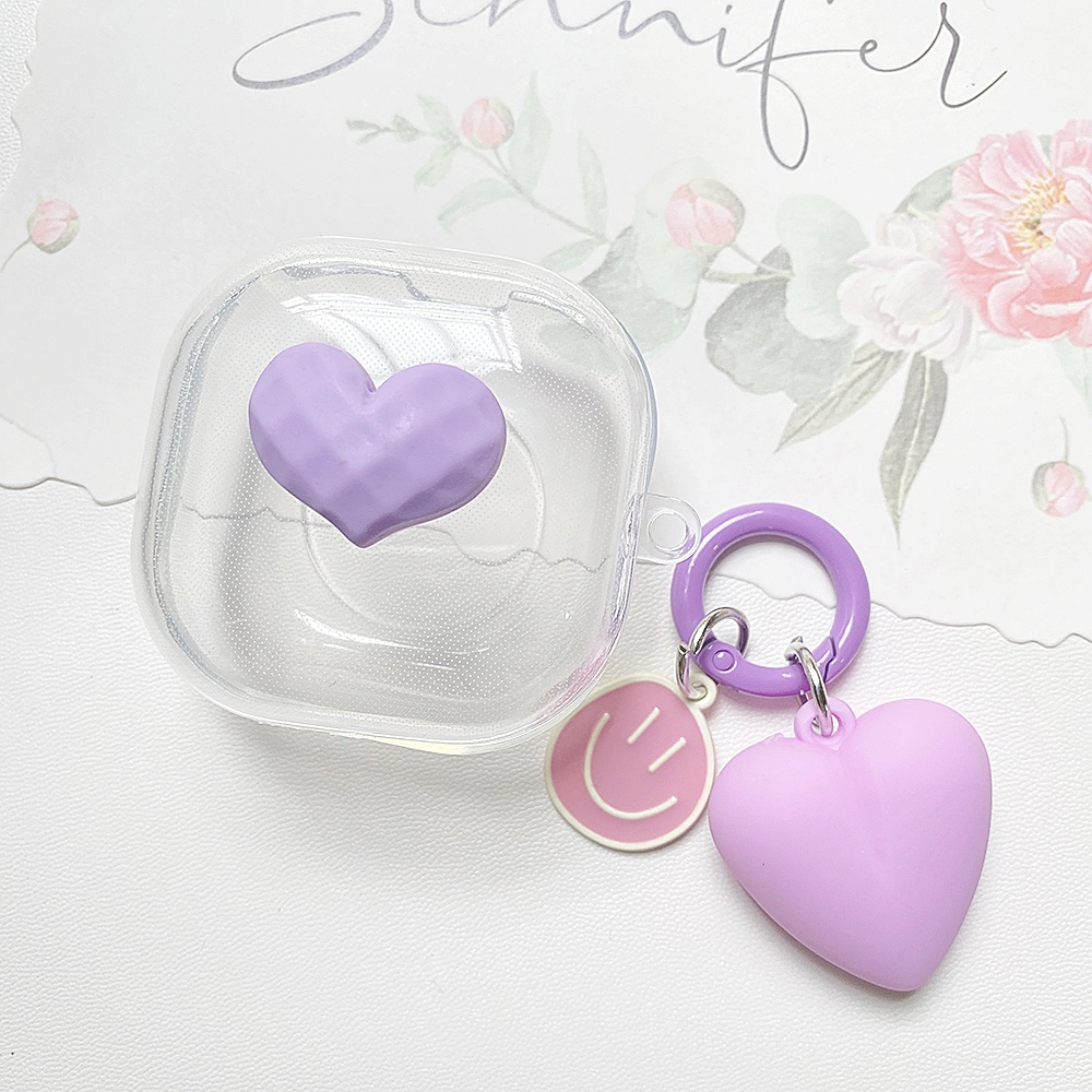 Vỏ Bảo Vệ Hộp Sạc Tai Nghe Anker Soundcore Liberty AIR 2 PRO /Life P3 Bằng TPU Silicon Trong Suốt Kèm Móc Khóa Xinh Xắn