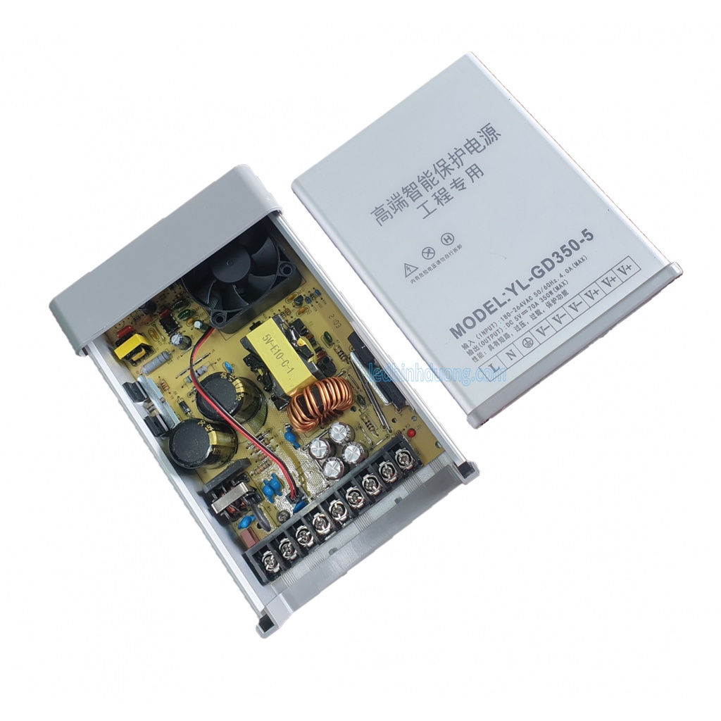 Nguồn YL  5V 70A  350W Có Quạt