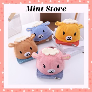 Mũ Lưỡi Trai Hoạt Hình Chú Cừu Dễ Thương Cho Bé Trai Bé Gái