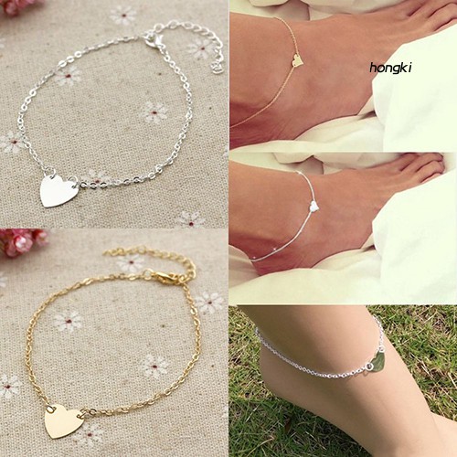 Lắc Chân Hợp Kim Mặt Dây Hình Trái Tim Thời Trang Dành Cho Nữ | BigBuy360 - bigbuy360.vn