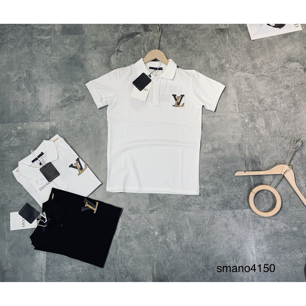 Áo Phông Polo, Áo Thun Cá Sấu Cổ Dệt In Logo Lịch Sự Chất Liệu Thoáng Mát - AC81 - Shopmens