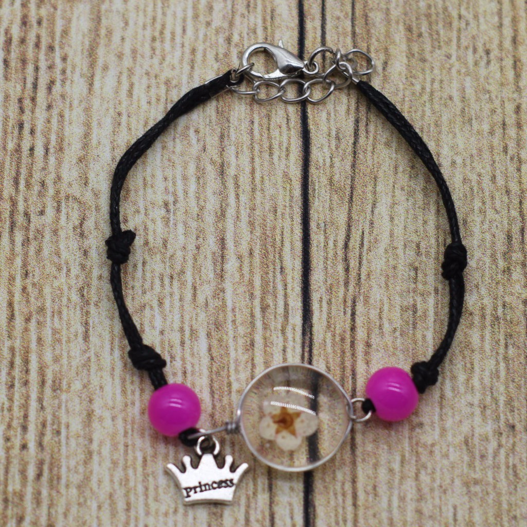 VT143 Vòng tay sợi đá 5 cái/lốc