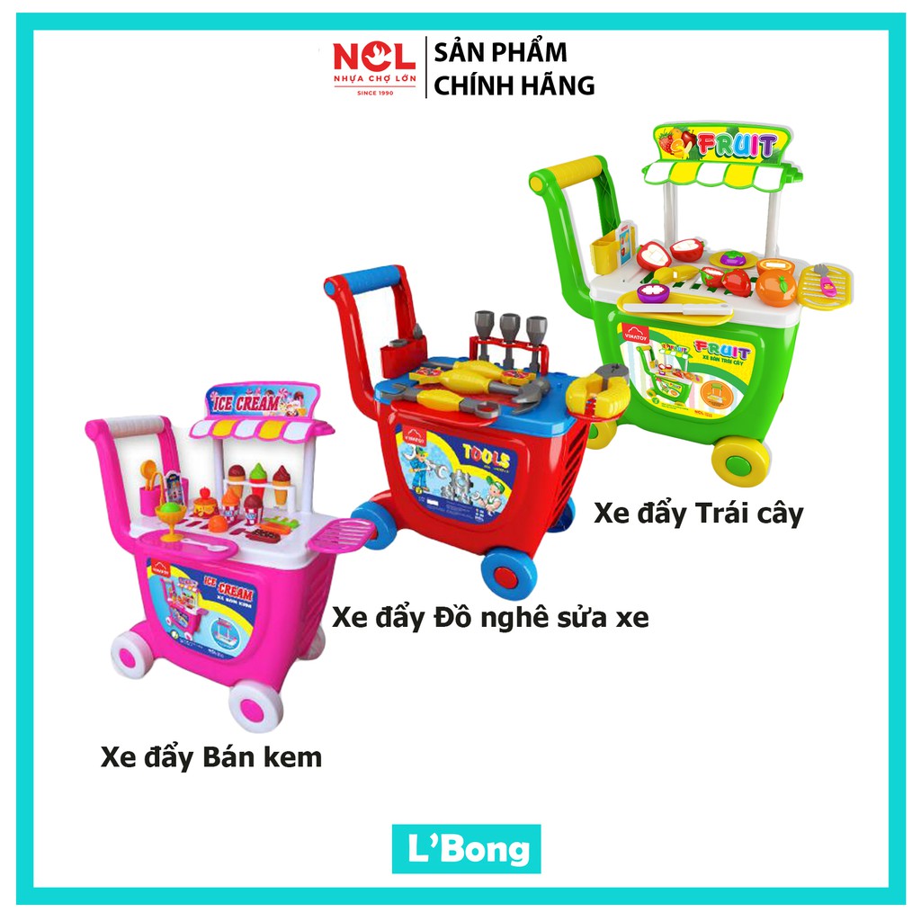 Xe đẩy đồ chơi cho bé tập đi VINATOY