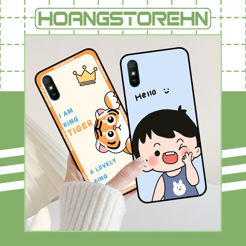 Ốp Xiaomi Redmi 9A in hình mickey, hổ, kingtiger siêu rẻ T19 - T24