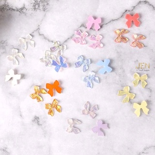 Charm nơ nhựa trang trí móng