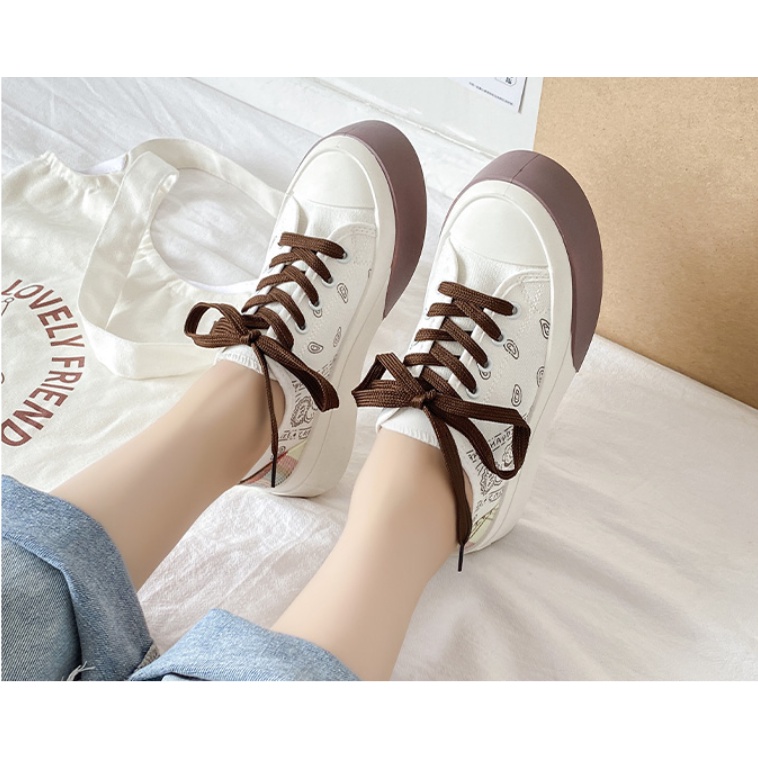 - Giày sneaker nữ vải đẹp, xinh giá rẻ phong cách ulzzang Hàn Quốc đi học đi chơi ( Hàng order) -