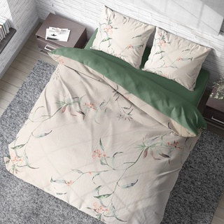 Trọn Bộ - 5 Món Ra Giường Lụa Tencel [ Airy Petals Set ] Cao Cấp