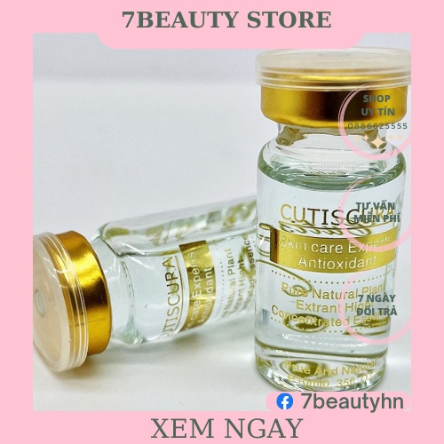 [Combo 10 lọ] Tế Bào Gốc Cutiscura Nám, Trắng Da, Mụn, Trẻ Hoá, Sẹo Rỗ