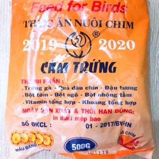Cám trứng dùng cho chim ăn và trộn mồi câu cá