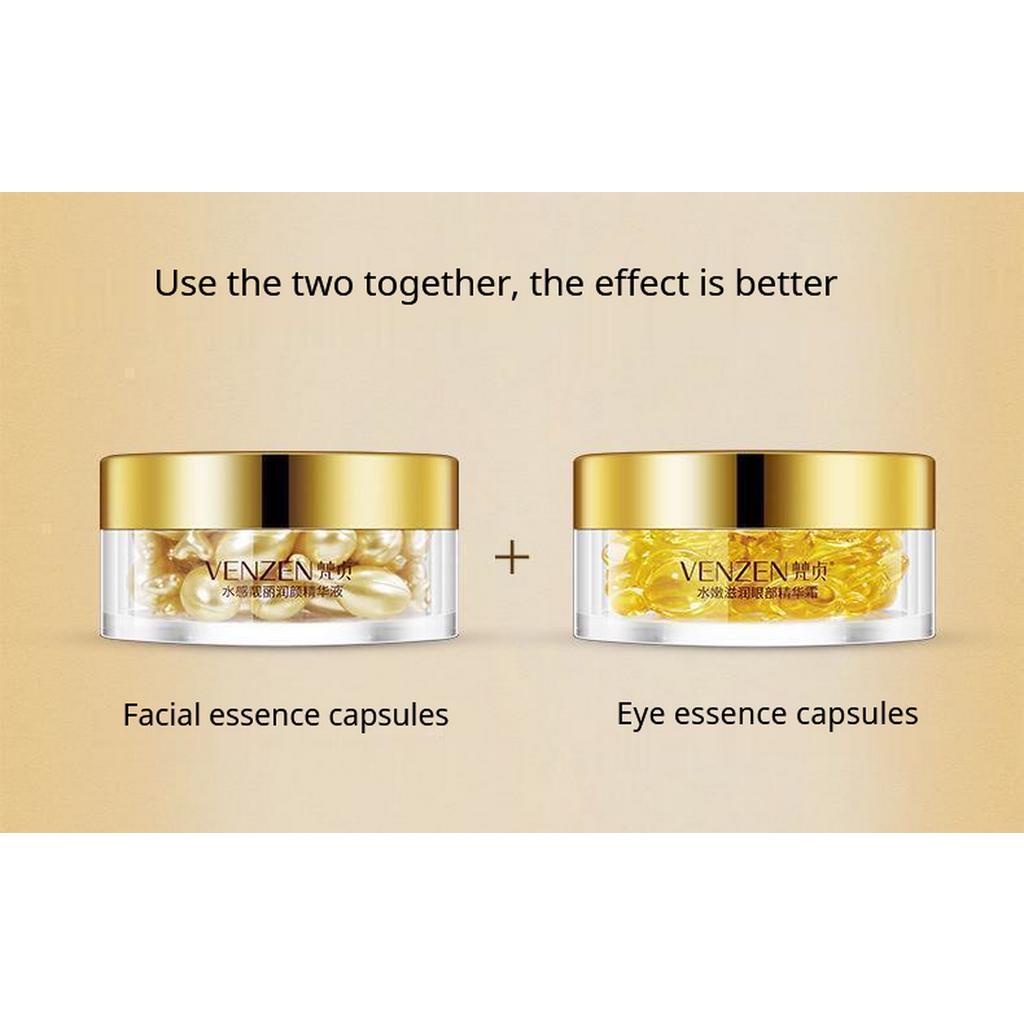 Viên Nang Venzen Dẫn Xuất Từ Axit Hyaluronic Chứa Tinh Chất Dưỡng Da Mắt Loại Bỏ Nếp Nhăn Một Cách Hiệu Quả 30g