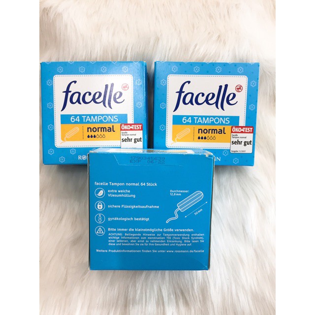 Băng vệ sinh Tampon Facelle 64 miếng