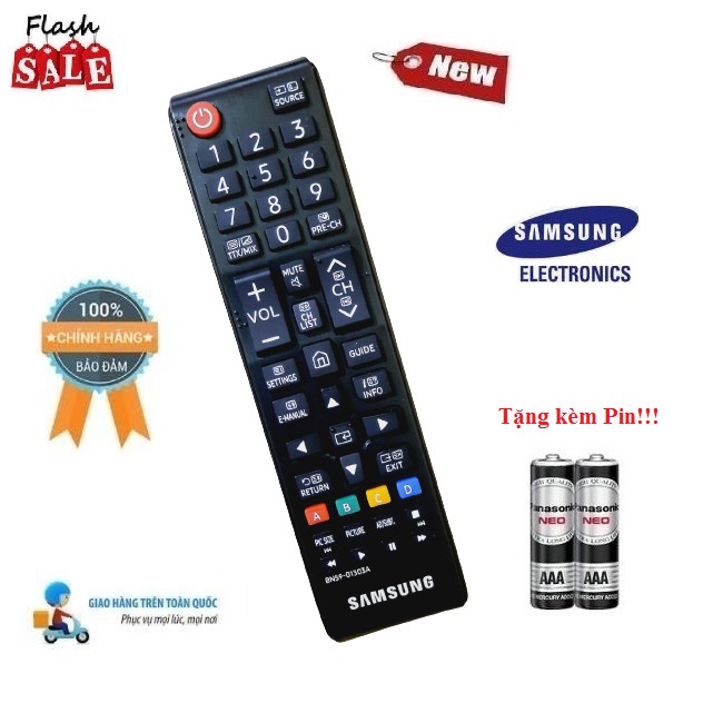 Remote Điều khiển tivi Samsung cơ cho các dòng tivi Samsung từ 2015 đến 2021- Hàng chính hãng Made in VietNam