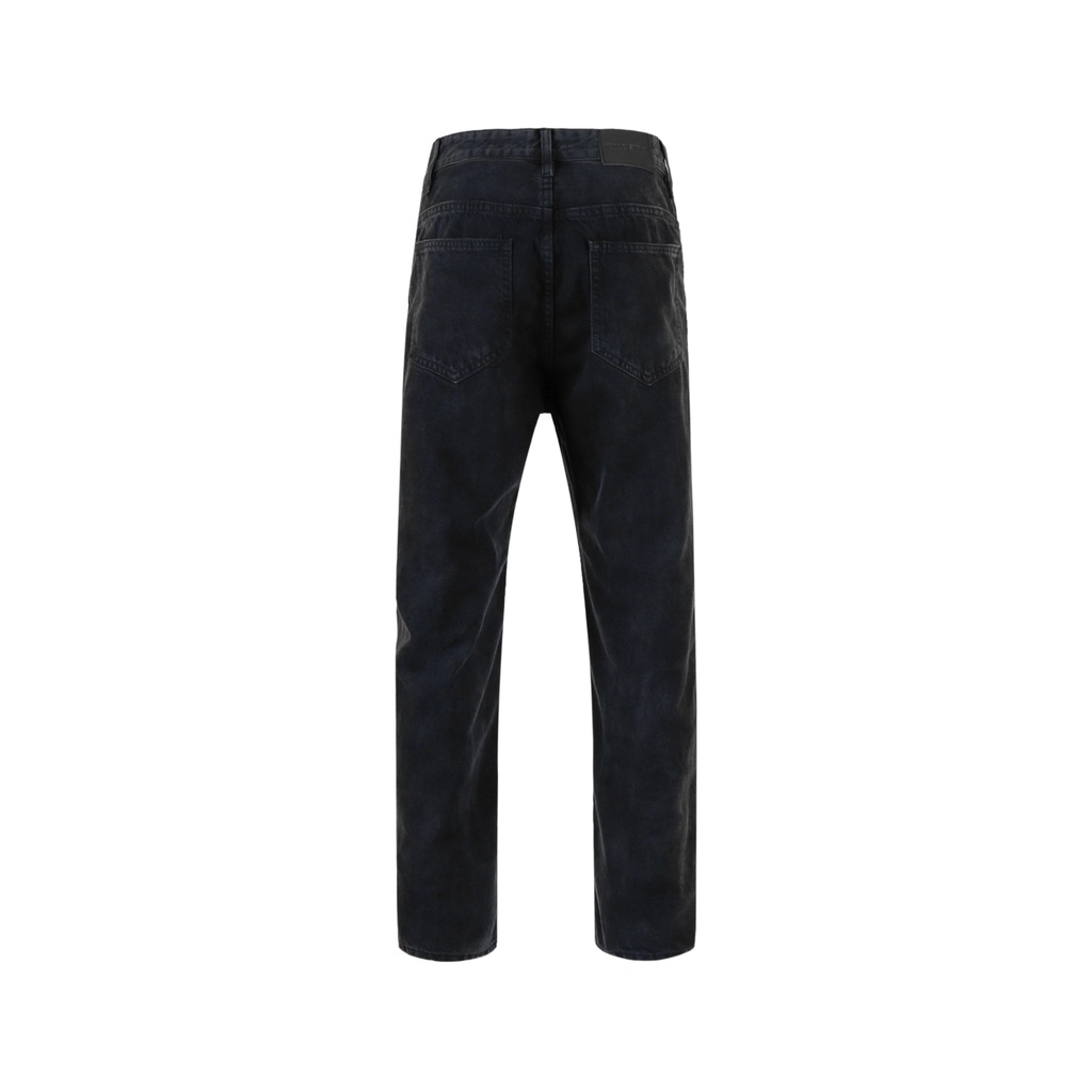 Quần Baggy Trơn Ống Suông Đứng - Chất Vải Jeans Cao Cấp Mềm Mịn - Unisex Nam Nữ Hot Trend Dễ Phối Đồ - Màu Đen Xám 5