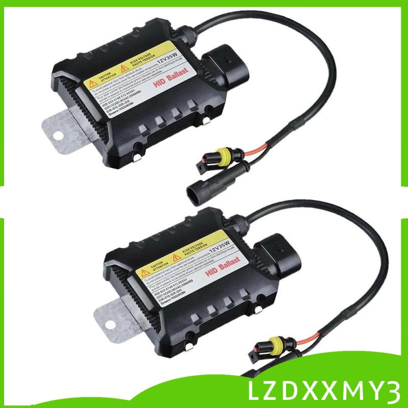 Set 2 Chấn Lưu HID 12V 55W Cho Đèn Xenon H1 H3 H7 H8 9005