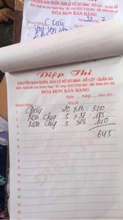 Combo sỉ cho khách